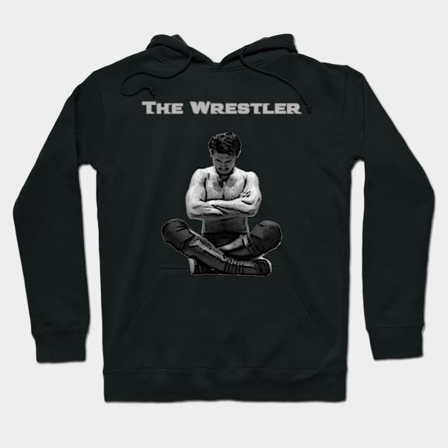 The Wrestler (Regular Font) Hoodie by MaxMarvelousProductions